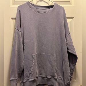 Lavender color sweatshirt